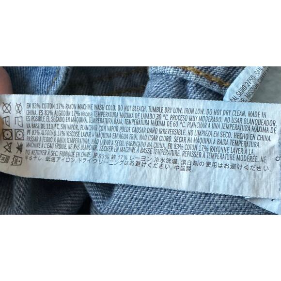 Forever 21 Premium Denim Woman Jeans Style Jogger Frayed At Bottom Pockets Sz 31 - Picture 7 of 8